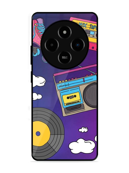 Retro Vibes Glossy Soft Edge Case for Poco M7 (5G)