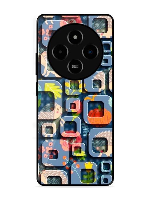 Hedgehog Hideout Glossy Soft Edge Case for Poco M7 (5G)