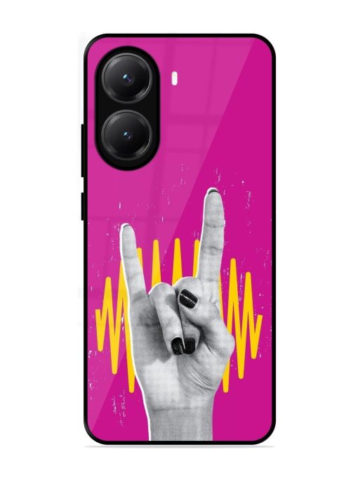 Rock Hand Glossy Soft Edge Case for Poco X7 Pro (5G)