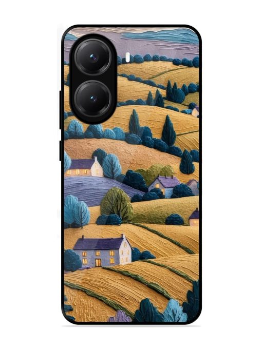 Rolling Hilltop Haven Glossy Soft Edge Case for Poco X7 Pro (5G)