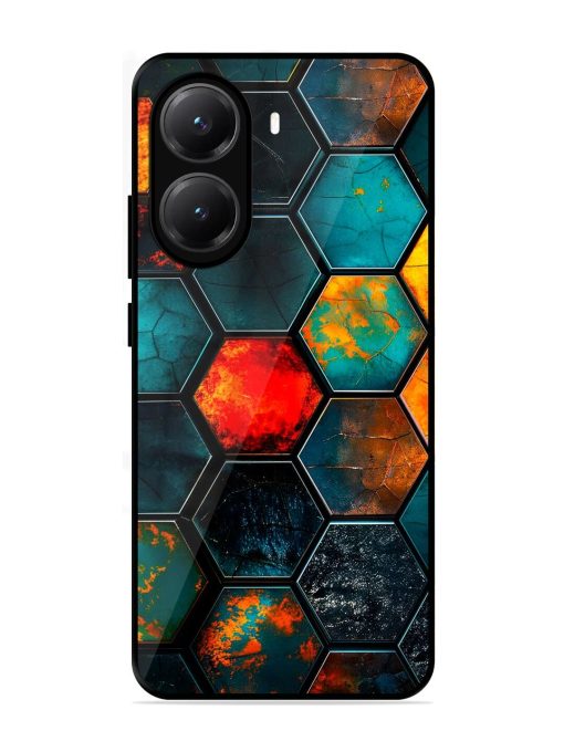 Hexagon Hive Glossy Soft Edge Case for Poco X7 Pro (5G)