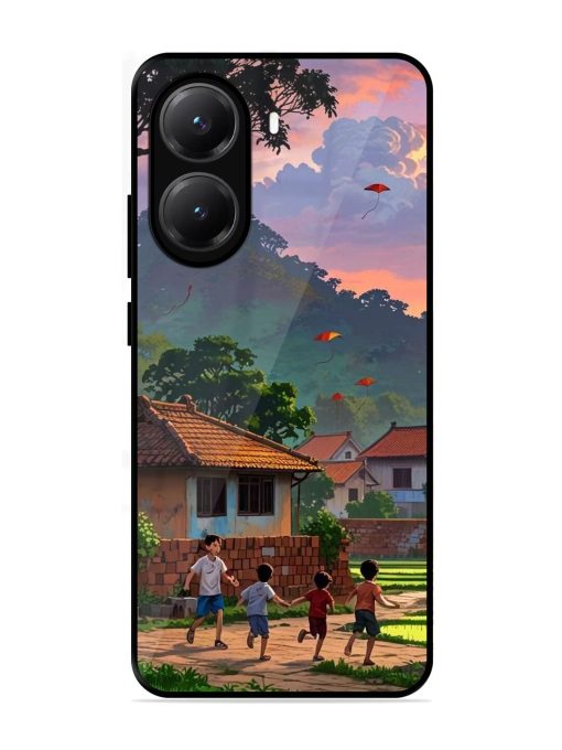 Sunset Play Glossy Soft Edge Case for Poco X7 Pro (5G)