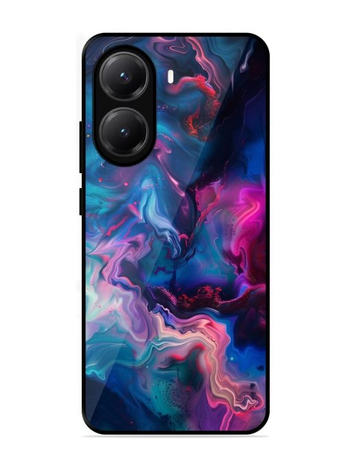 Cosmic Swirl Glossy Soft Edge Case for Poco X7 Pro (5G)