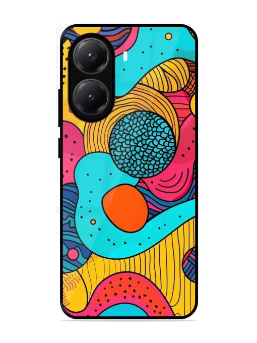 Psychedelic Patterns Glossy Soft Edge Case for Poco X7 Pro (5G)