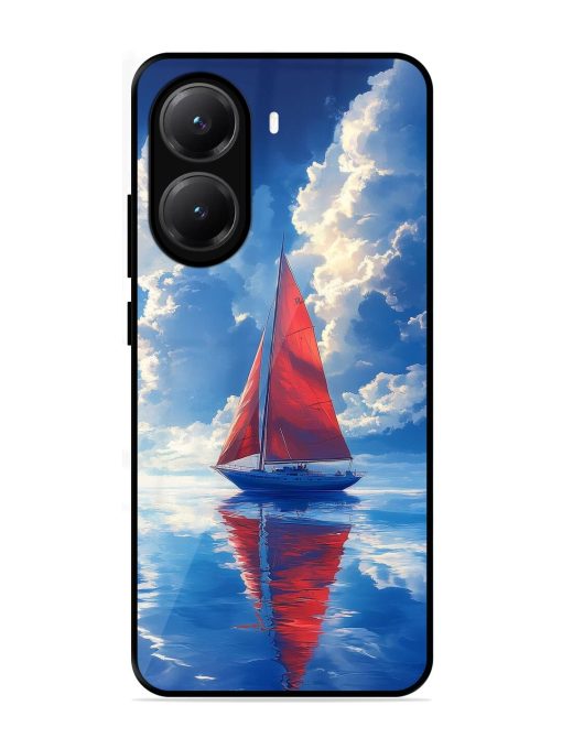 Crimson Sails Glossy Soft Edge Case for Poco X7 Pro (5G)