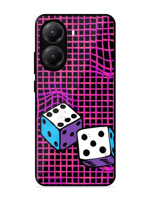 Glitched Dice Glossy Soft Edge Case for Poco X7 Pro (5G)