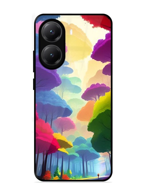 Rainbow Road Glossy Soft Edge Case for Poco X7 Pro (5G)