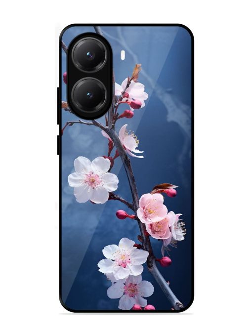 Delicate Blossoms Glossy Soft Edge Case for Poco X7 Pro (5G)