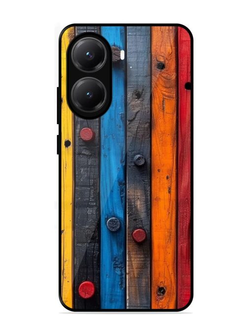 Rainbow Plank Glossy Soft Edge Case for Poco X7 Pro (5G)