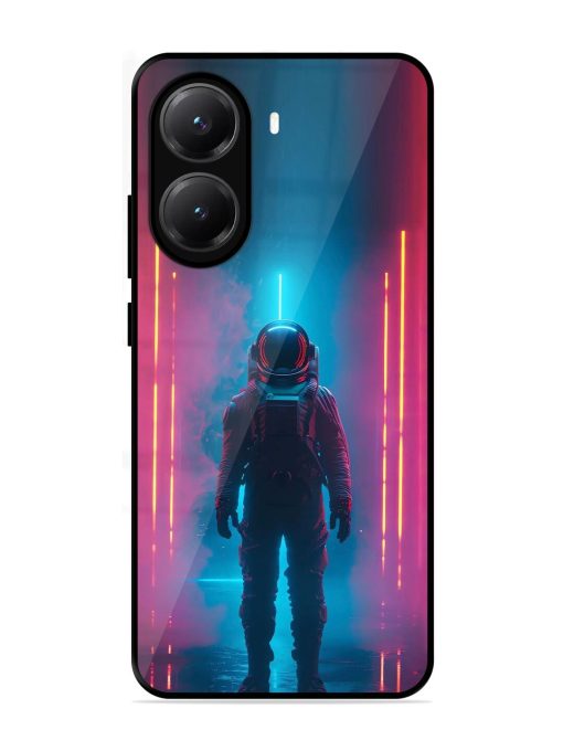 Neon Astronaut Glossy Soft Edge Case for Poco X7 Pro (5G)