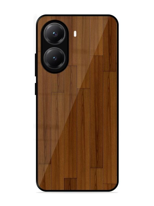 Warm Woodgrain Glossy Soft Edge Case for Poco X7 Pro (5G)