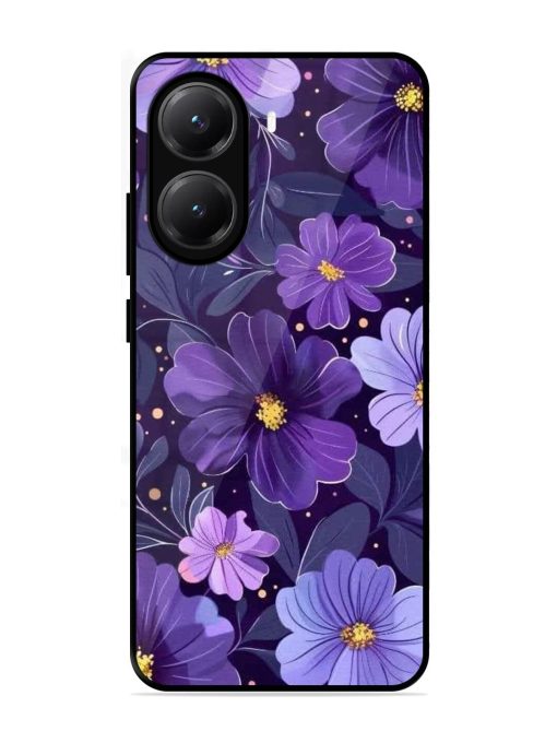 Purple Paradise Glossy Soft Edge Case for Poco X7 Pro (5G)