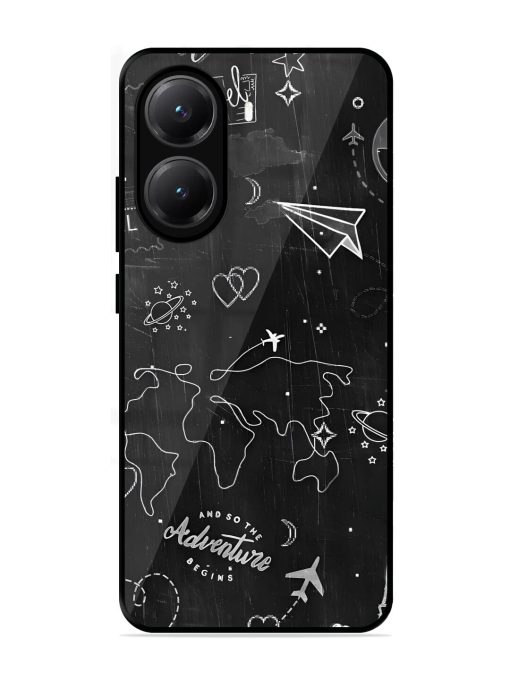 Wanderlust Sketchbook Glossy Soft Edge Case for Poco X7 Pro (5G)