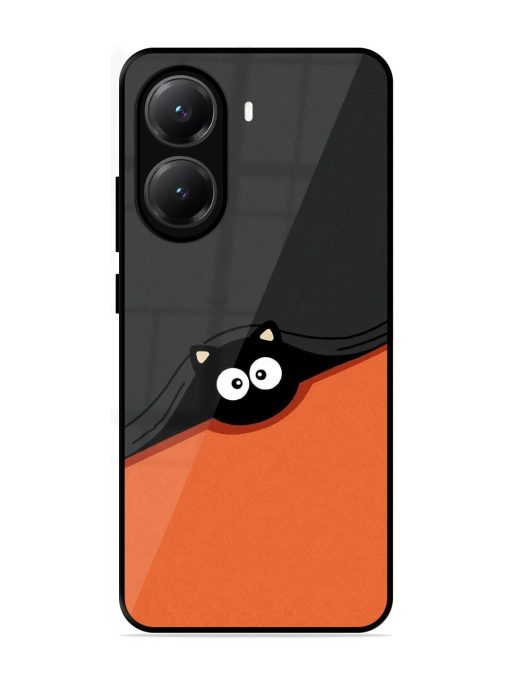 Peek-A-Boo Kitty Glossy Soft Edge Case for Poco X7 Pro (5G)
