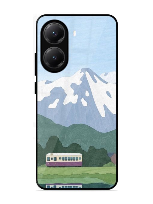 Mountainside Reflections Glossy Soft Edge Case for Poco X7 Pro (5G)