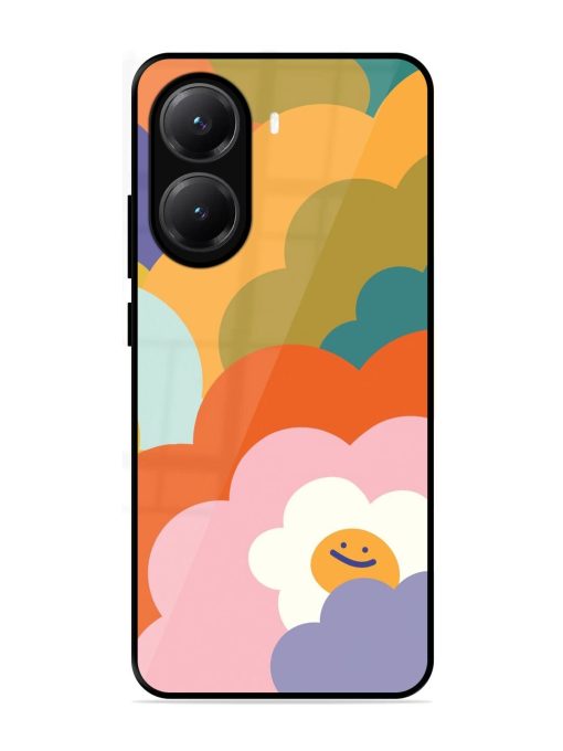 Happy Flower Power Glossy Soft Edge Case for Poco X7 Pro (5G)