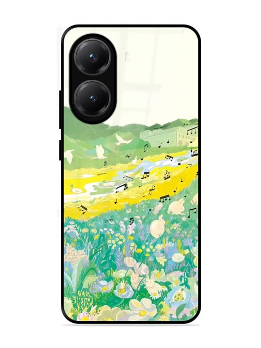 Melody In Bloom Glossy Soft Edge Case for Poco X7 Pro (5G)