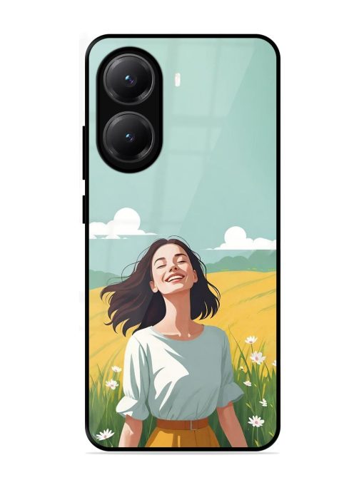 Girl Graffiti Glossy Soft Edge Case for Poco X7 Pro (5G)