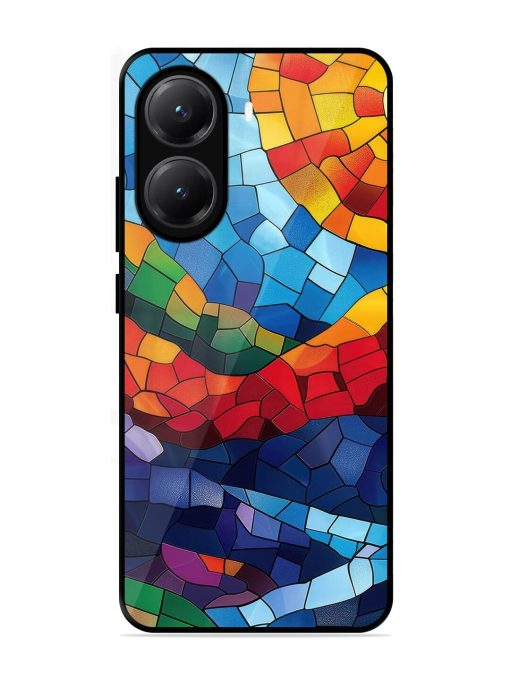 Mosaic Sunset Glossy Soft Edge Case for Poco X7 Pro (5G)