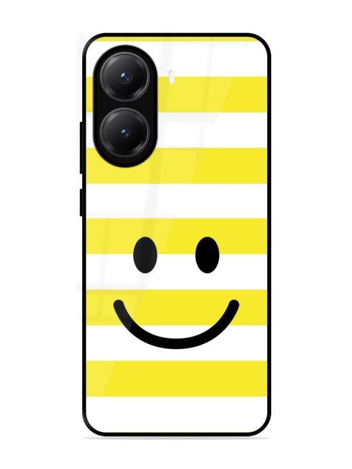 Smiling Stripes Glossy Soft Edge Case for Poco X7 Pro (5G)