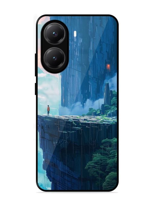Solitude In The Sky Glossy Soft Edge Case for Poco X7 Pro (5G)