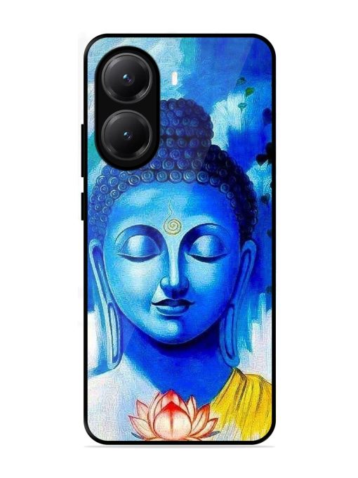 Serene Buddha With Lotus Glossy Soft Edge Case for Poco X7 Pro (5G)