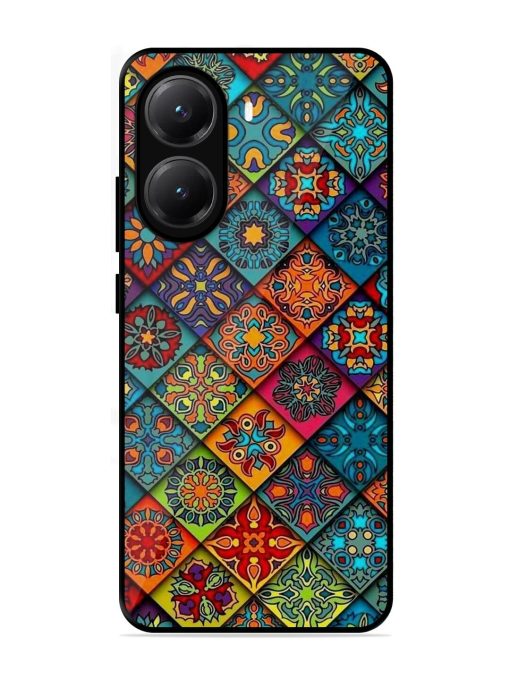 Patchwork Mandala Mosaic Glossy Soft Edge Case for Poco X7 Pro (5G)