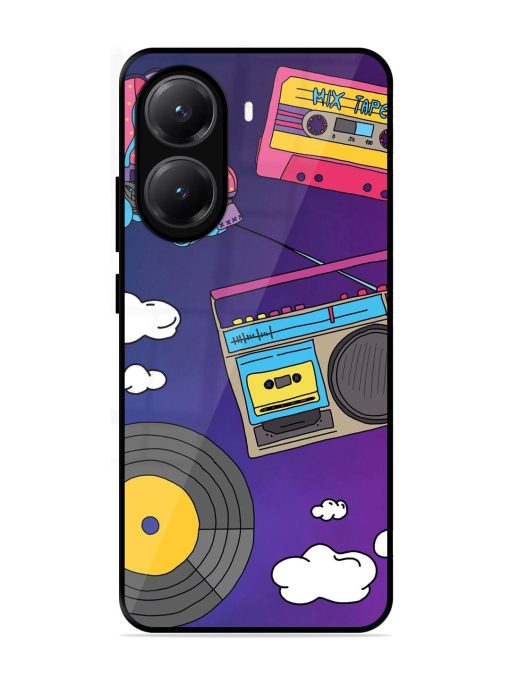 Retro Vibes Glossy Soft Edge Case for Poco X7 Pro (5G)
