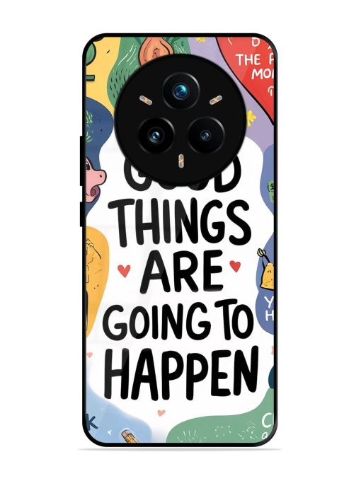 Uplifting Scribbles Glossy Soft Edge Case for Realme 14 Pro (5G)