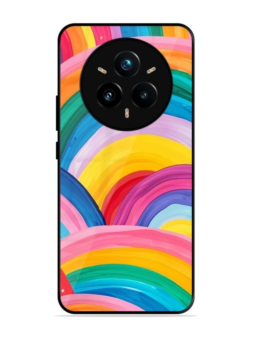 Rainbow Symphony Glossy Soft Edge Case for Realme 14 Pro (5G)