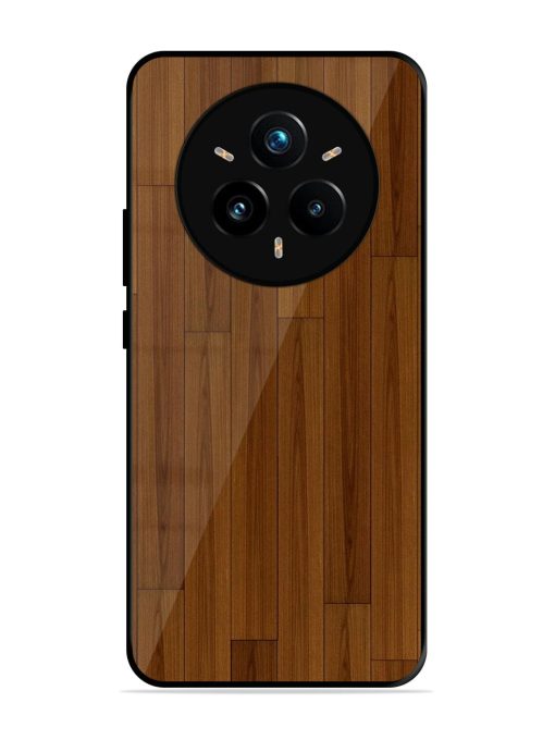 Warm Woodgrain Glossy Soft Edge Case for Realme 14 Pro (5G)