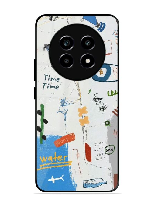 Mind Map Madness Glossy Soft Edge Case for Realme 14 Pro Lite (5G)