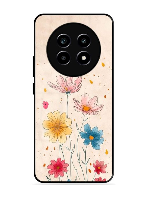 Delicate Bloom Glossy Soft Edge Case for Realme 14 Pro Lite (5G)