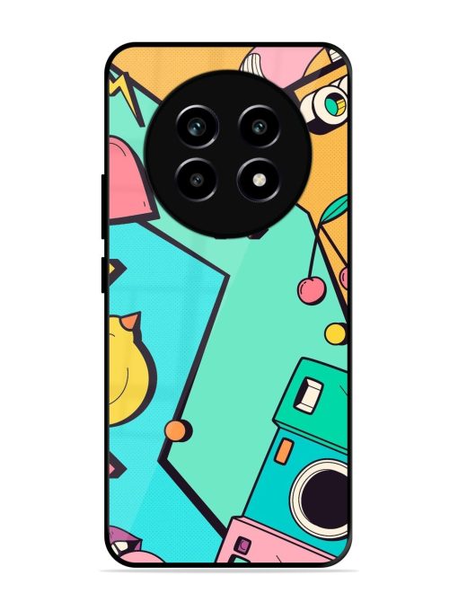 Retro Remix Glossy Soft Edge Case for Realme 14 Pro Lite (5G)
