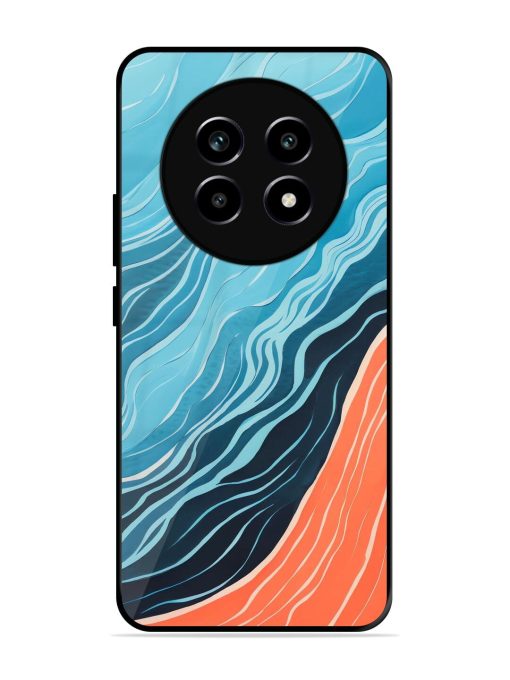 Oceanic Divide Glossy Soft Edge Case for Realme 14 Pro Lite (5G)