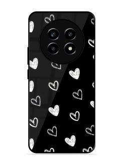 Scattered Hearts Glossy Soft Edge Case for Realme 14 Pro Lite (5G)