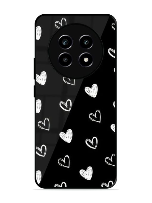 Scattered Hearts Glossy Soft Edge Case for Realme 14 Pro Lite (5G)