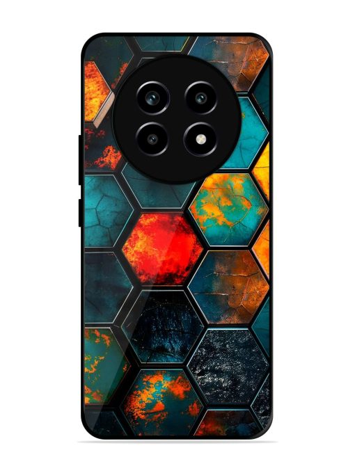 Hexagon Hive Glossy Soft Edge Case for Realme 14 Pro Lite (5G)