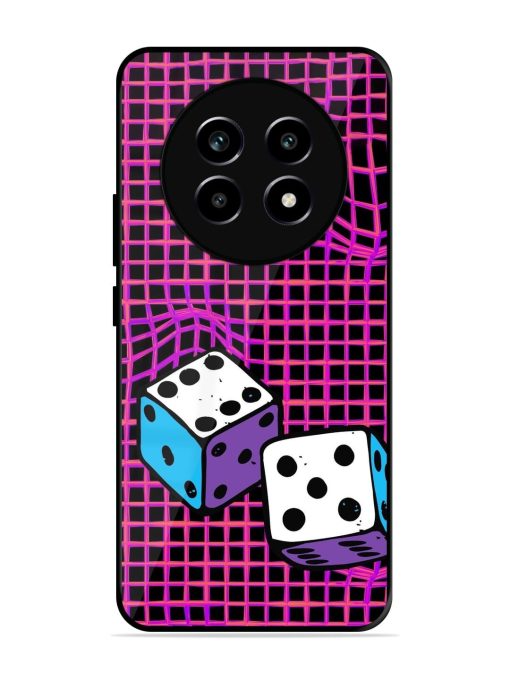 Glitched Dice Glossy Soft Edge Case for Realme 14 Pro Lite (5G)