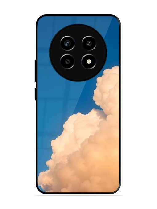 Golden Cloudscape Glossy Soft Edge Case for Realme 14 Pro Lite (5G)
