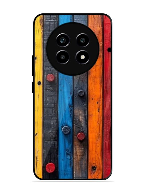 Rainbow Plank Glossy Soft Edge Case for Realme 14 Pro Lite (5G)