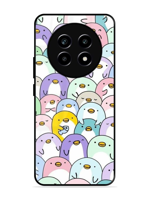 Penguin Party Glossy Soft Edge Case for Realme 14 Pro Lite (5G)