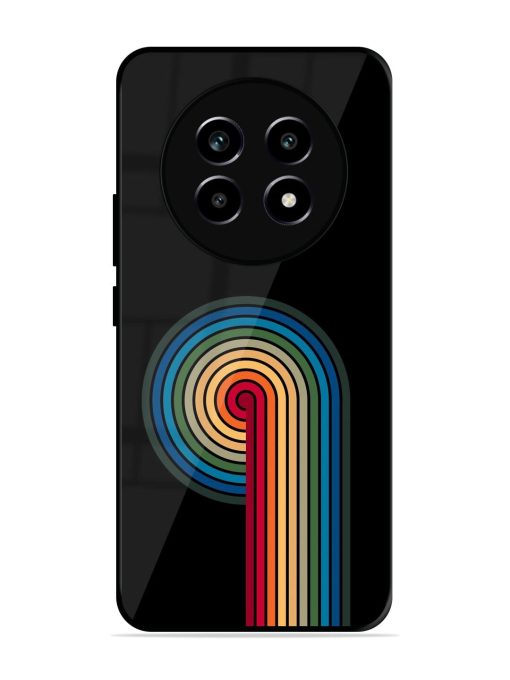 Rainbow Ripple Glossy Soft Edge Case for Realme 14 Pro Lite (5G)