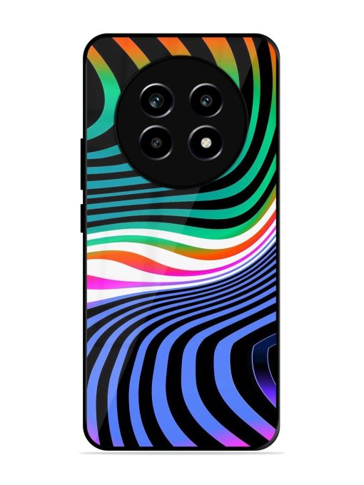 Psychedelic Waves Glossy Soft Edge Case for Realme 14 Pro Lite (5G)