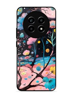 Cosmic Bloom Glossy Soft Edge Case for Realme 14 Pro Lite (5G)