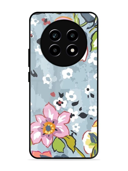 Floral Fantasy Glossy Soft Edge Case for Realme 14 Pro Lite (5G)