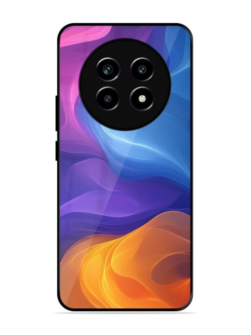 Cosmic Currents Glossy Soft Edge Case for Realme 14 Pro Lite (5G)