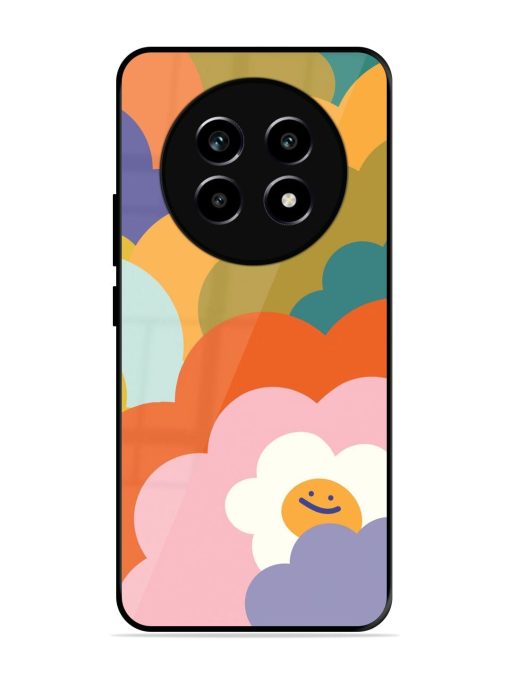 Happy Flower Power Glossy Soft Edge Case for Realme 14 Pro Lite (5G)