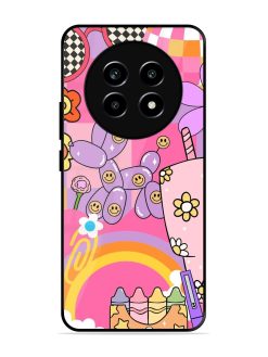 Whimsical Y2K Chaos Glossy Soft Edge Case for Realme 14 Pro Lite (5G)