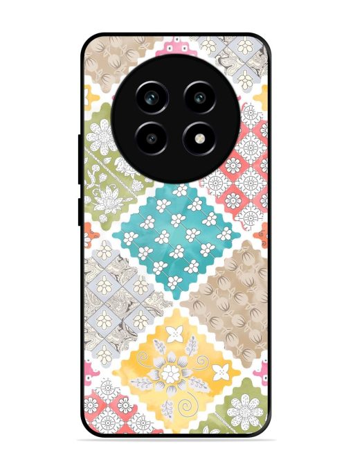 Patchwork Dreamscape Glossy Soft Edge Case for Realme 14 Pro Lite (5G)